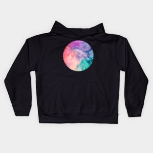 Watercolor Tiny Nebula #1 Kids Hoodie